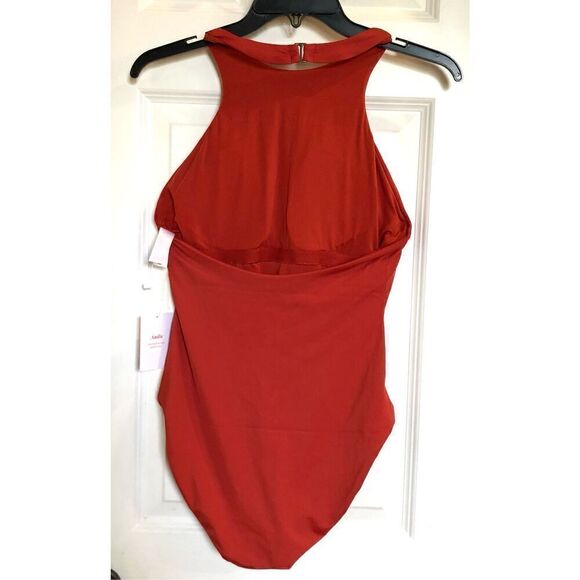 ANDIE SWIM - 🎉HP🎉 NWT - L Sz M - The Luzon One-Piece Swimsuit in Chili Pepper - Picture 15 of 15